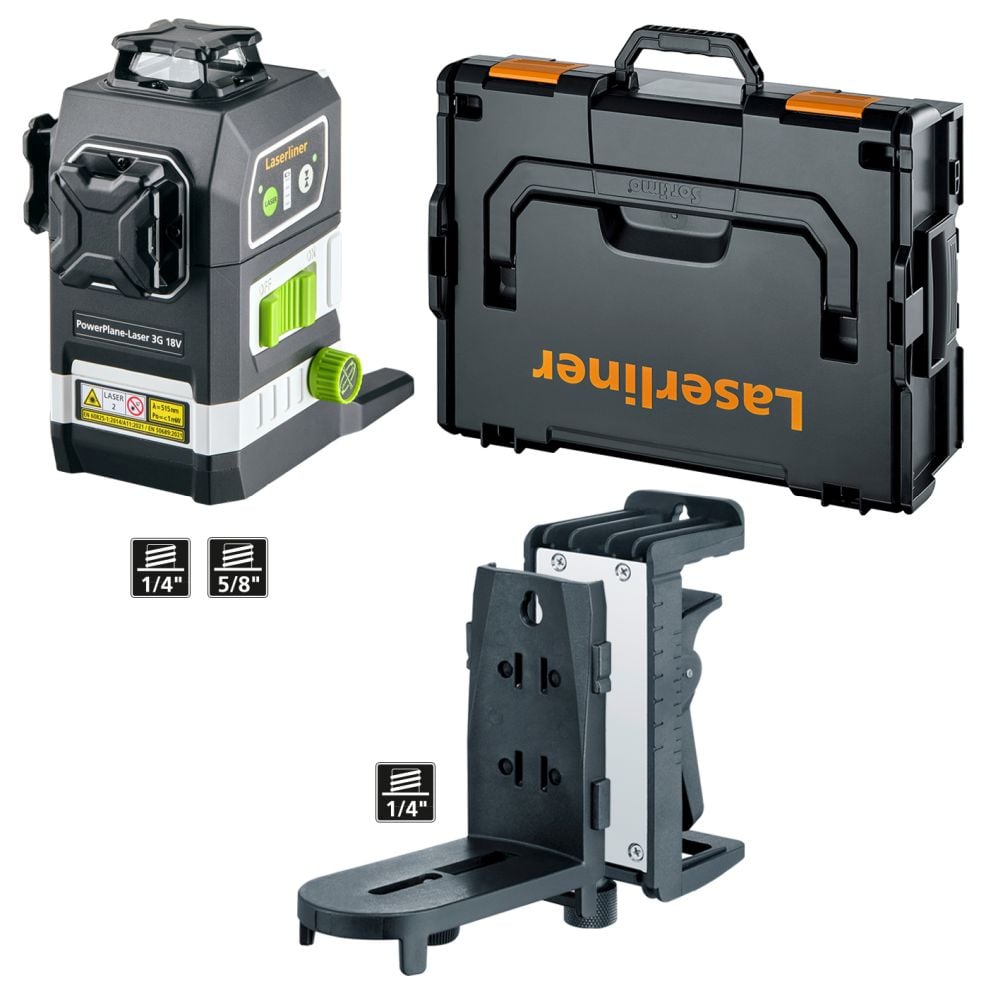 Laserliner PowerPlane-Laser 3G Multi-18V - 036.380L