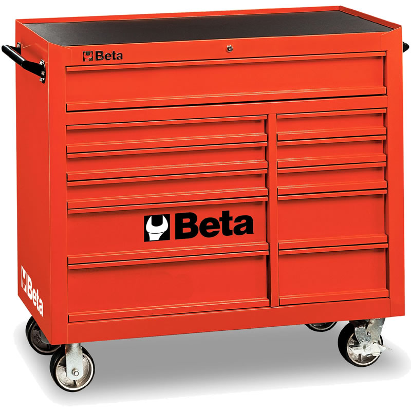 Beta C38 Rood Gereedschapswagen, met elf laden - 038000002