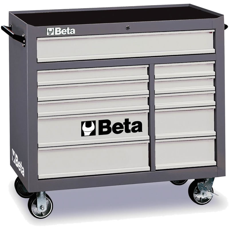 Beta C38 Grijs Gereedschapswagen, met elf laden - 038000003