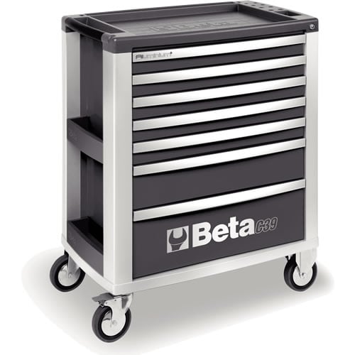 Beta C39 7 Grijs Gereedschapswagen met zeven laden 039000002