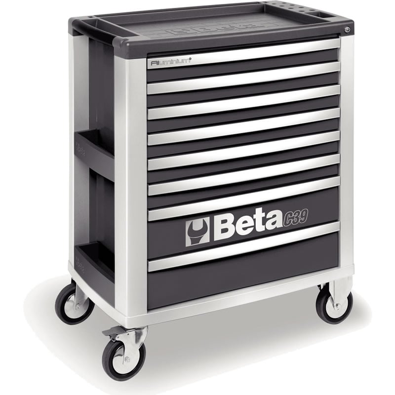 Beta C39 8 Grijs Gereedschapswagen met 8 laden. 039000042