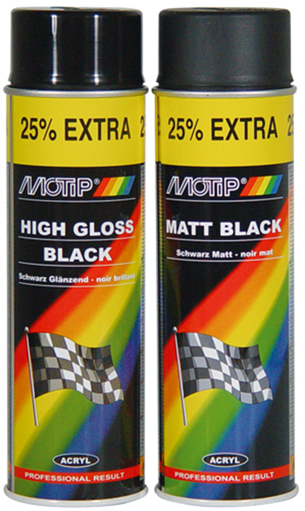 MOTIP Hoogglans | Zwart | 500ml - 04005