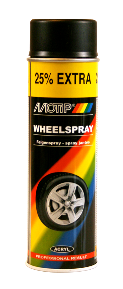 MOTIP Velgenlak | Zwart | 500ml 04018