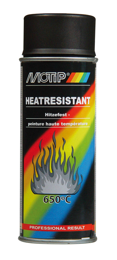 MOTIP Hittebestendige Lak | Zwart | 400ml 04031