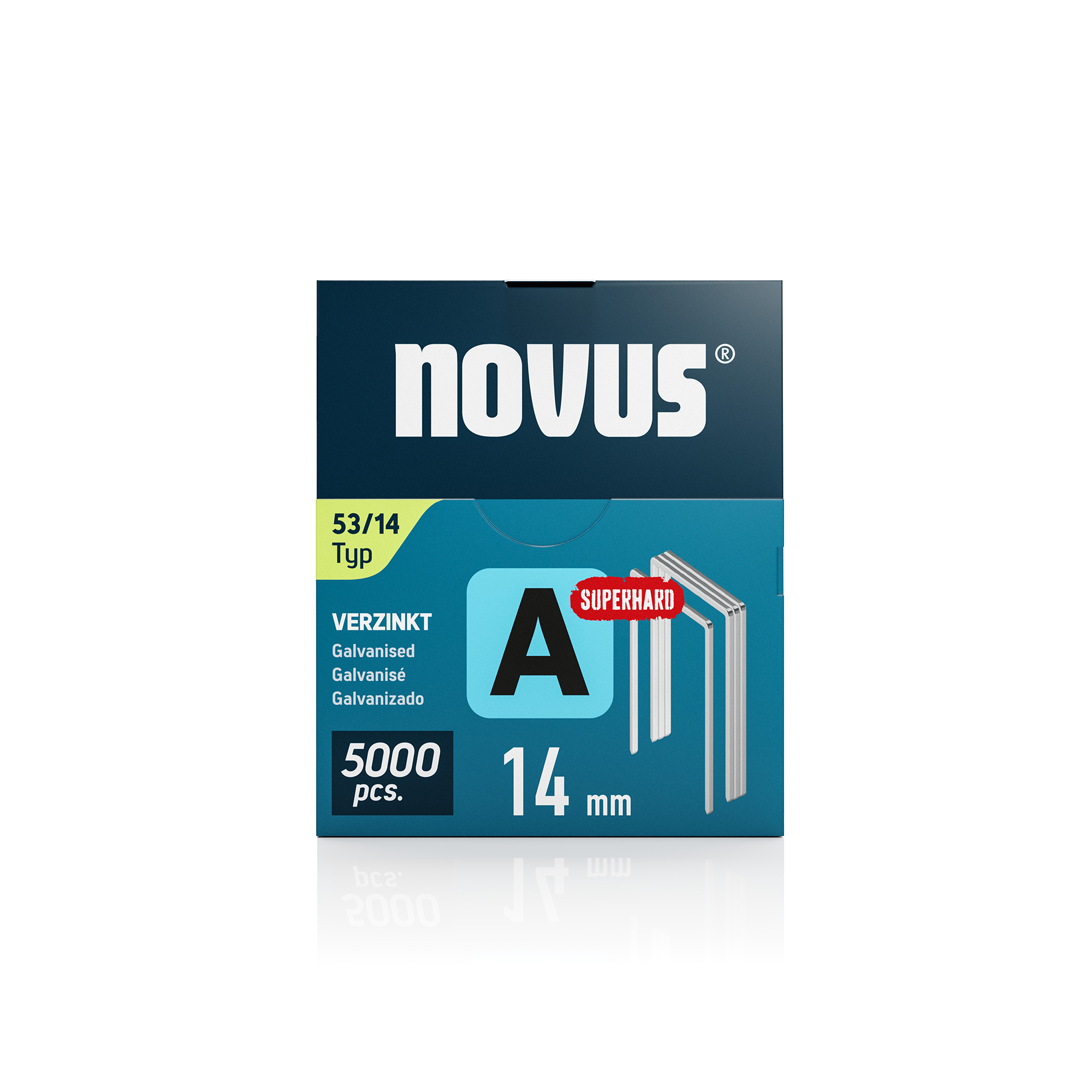 Novus Dundraad nieten A 53/14mm | | 5000 stuks - 042-0520 042-0764