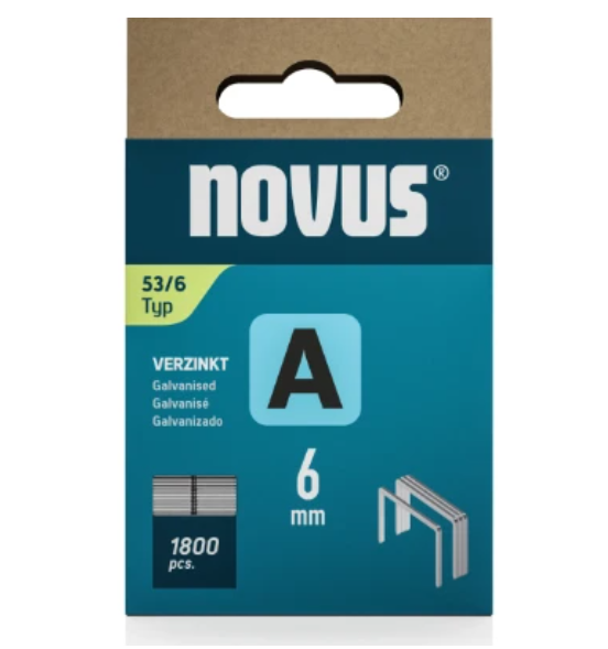 Novus Dundraad nieten A 53/6mm | 1800 stuks - 042-0355 042-0773