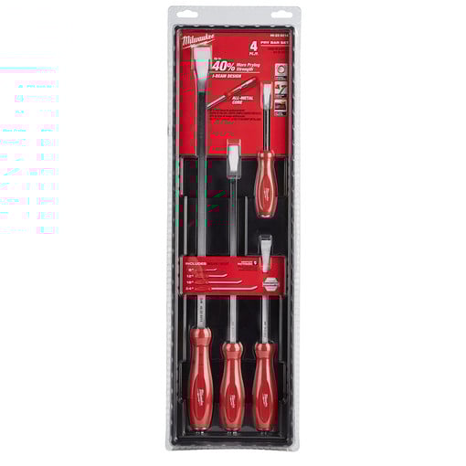 Milwaukee Accessoires 4pc Koevoet Set - 48229214