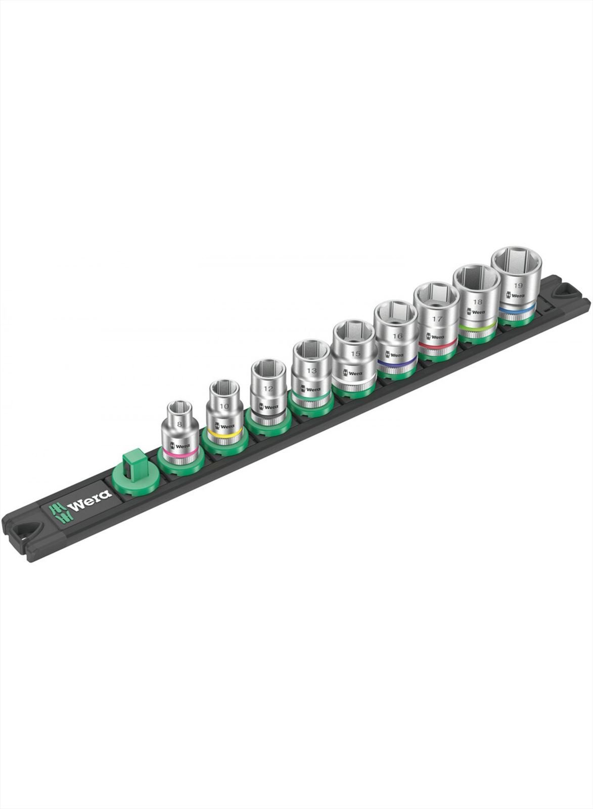 Wera Dop-magneetstrip B 4 Zyklop doppenset | 3/8"-aandrijving | 9-delig - 05005430001