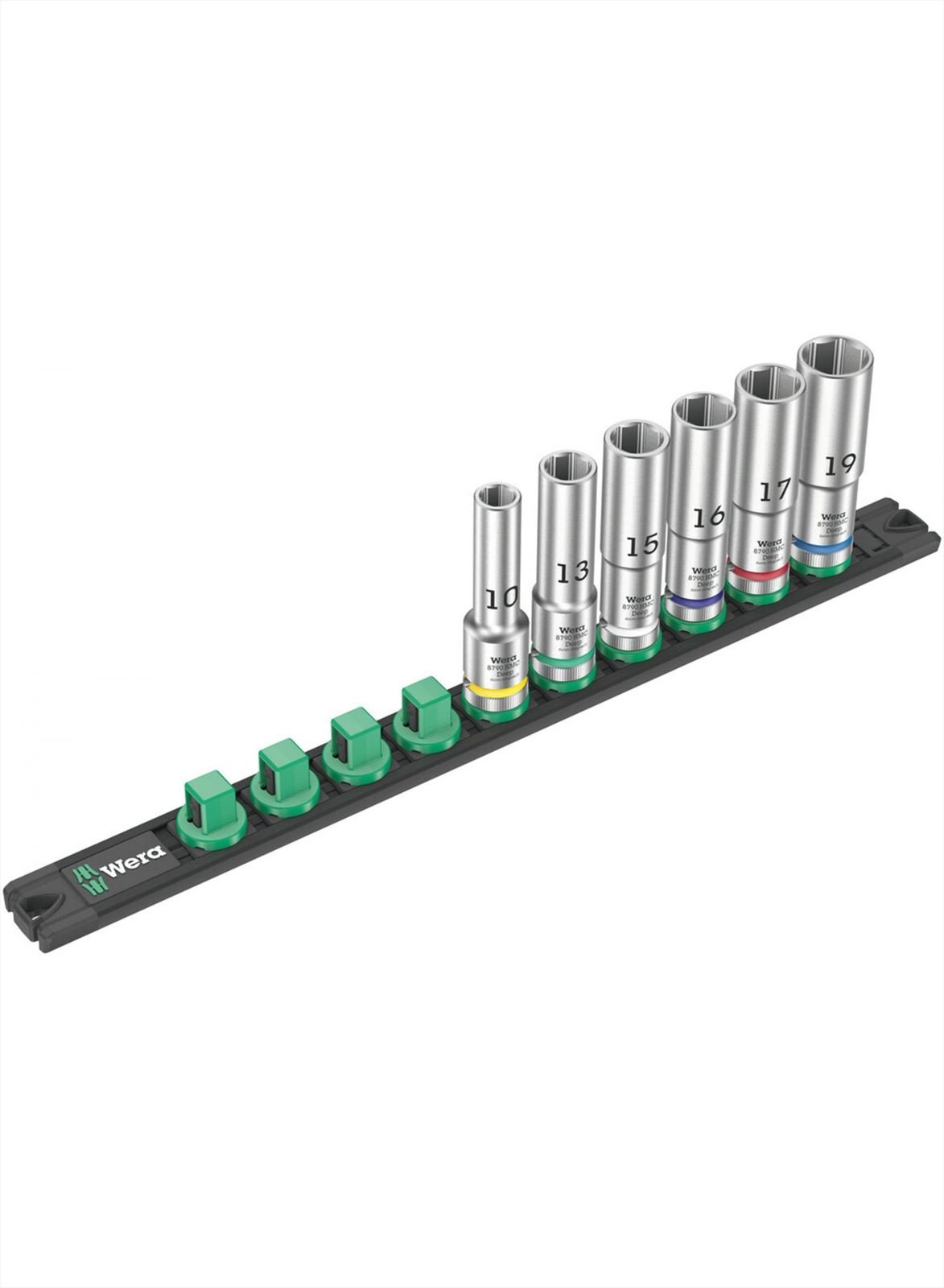 Wera Dop-magneetstrip C Deep 1 doppenset | 1/2"-aandrijving | 6-delig - 05005470001