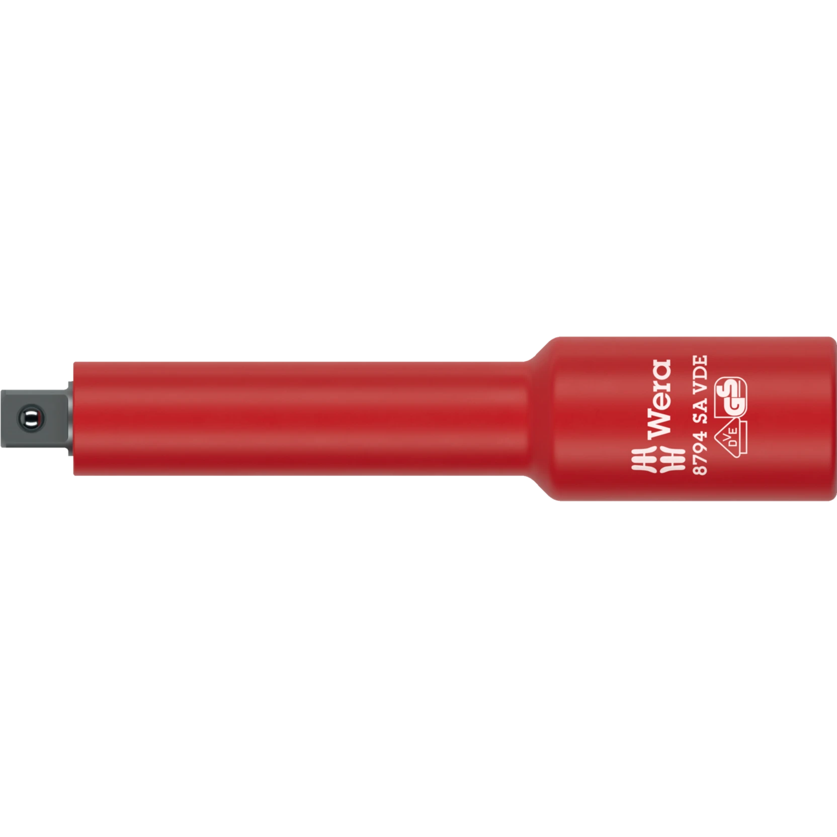 Wera 8794 SA VDE Zyklop verlengstuk | geïsoleerd | kort | 1/4" | 1/4" x 91 mm - 05005950001