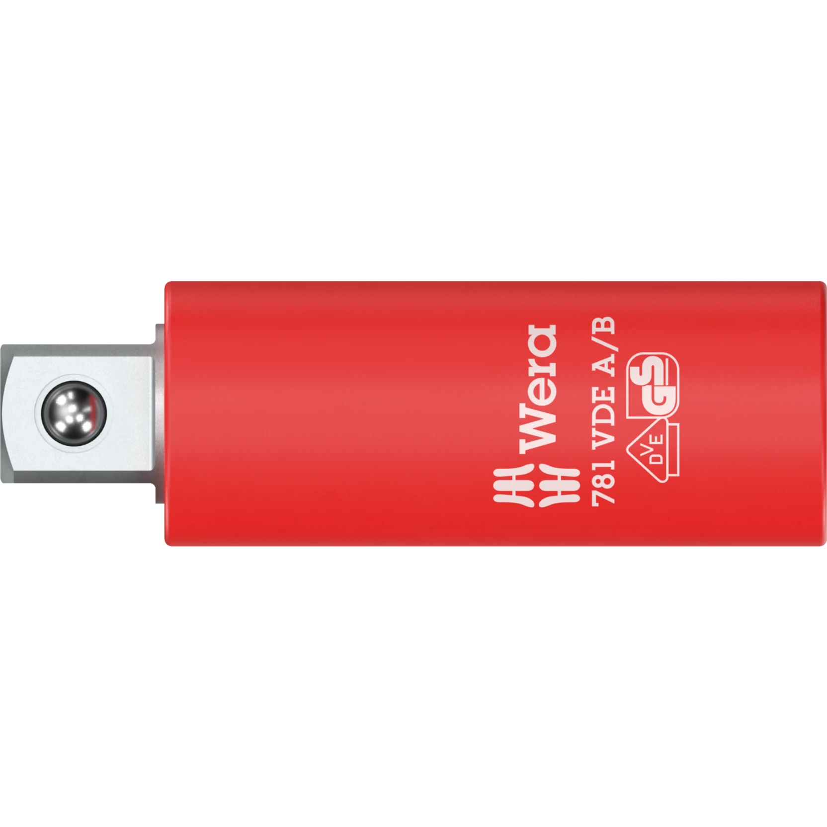 Wera 781 A/B VDE Adapter | geïsoleerd | 1/4" | 781 A/B VDE x 3/8 x 56 mm x 1/4" - 05024690001