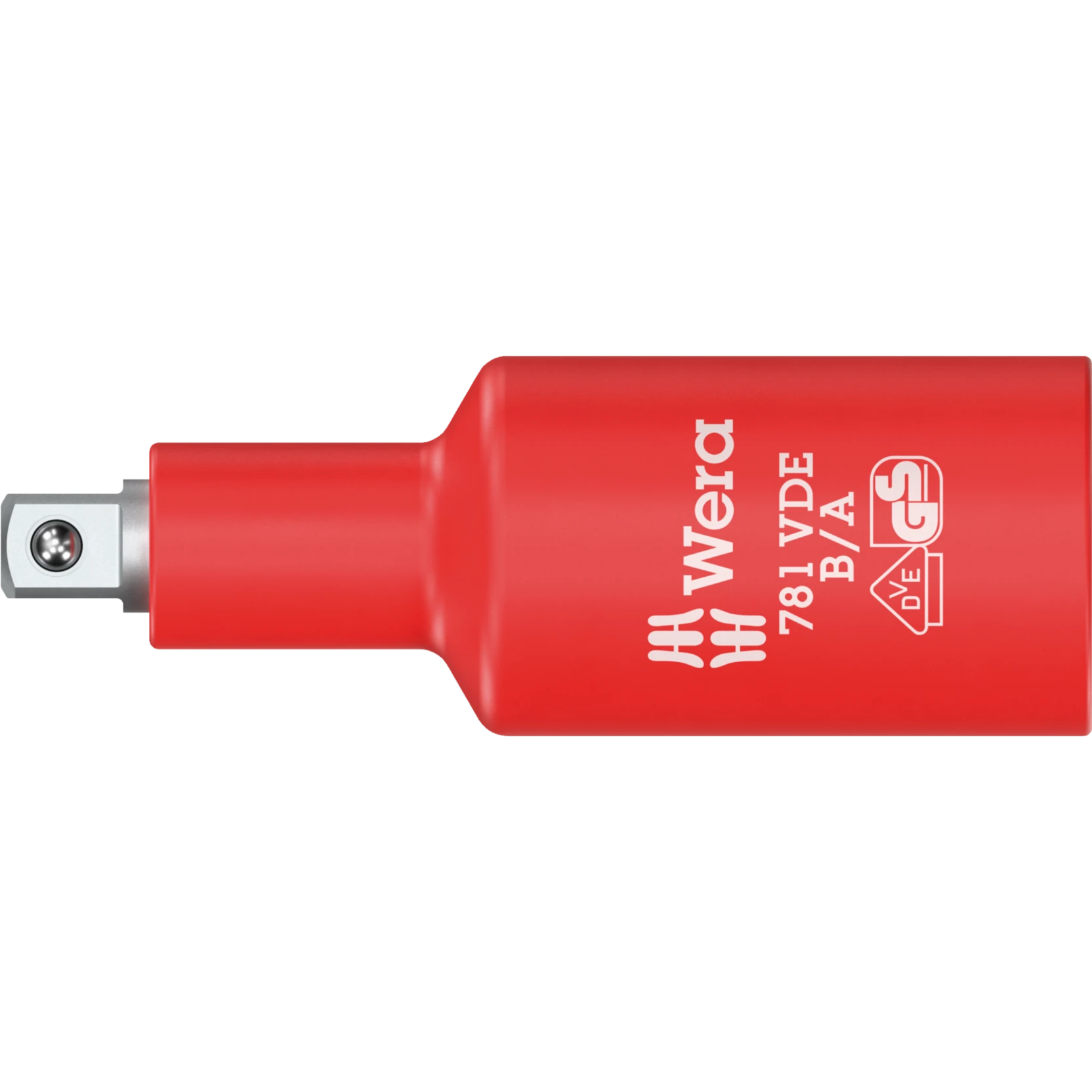 Wera 781 B/A VDE Adapter | geïsoleerd | 3/8" | 781 B/A x 1/4 x 66 mm x 3/8" - 05024692001