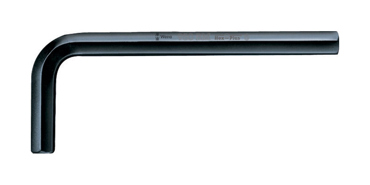 Wera 950 BM Stiftsleutel, Metrisch, BlackLaser, Hex-Plus, 2.0 mm - 05027202001