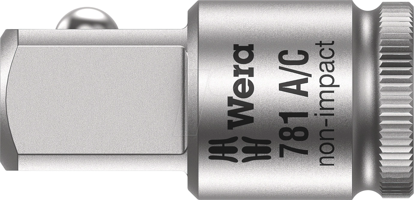 Wera 781 A/C 1/4" Adapter | Verbindingsstuk | 781 A/Cx1/2"x36.0x1/4" - 05042671001