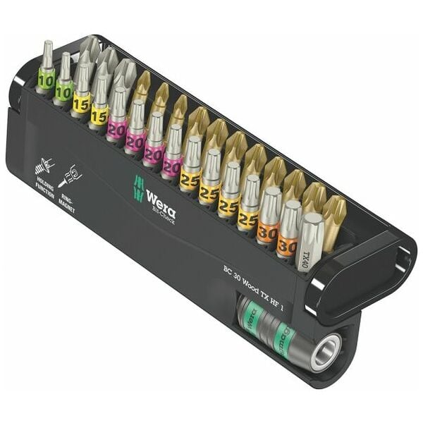 Wera Bit-Check 30 Wood TORX HF 1 | 30-delig 05057436001