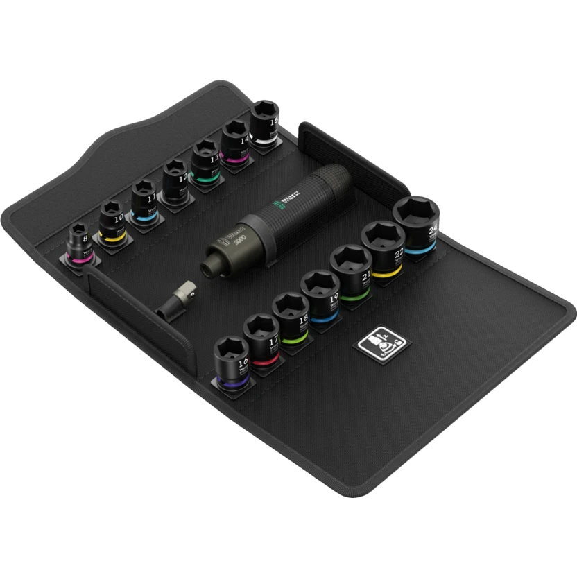 Wera 2090/16 Impaktor slagschroevendraaierset 1 | metrisch | 3/8" | 16-delig - 05072018001