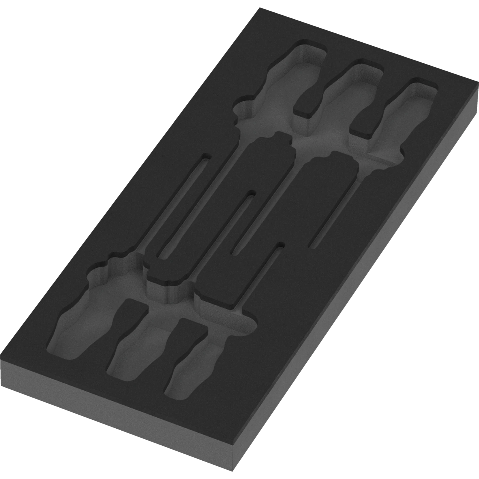 Wera 98113 Schuimrubberen inzetstuk Kraftform schroefbeitels Serie 900 set 2 | zonder gereedschap | 172 x 30 x 392 mm - 05137171001