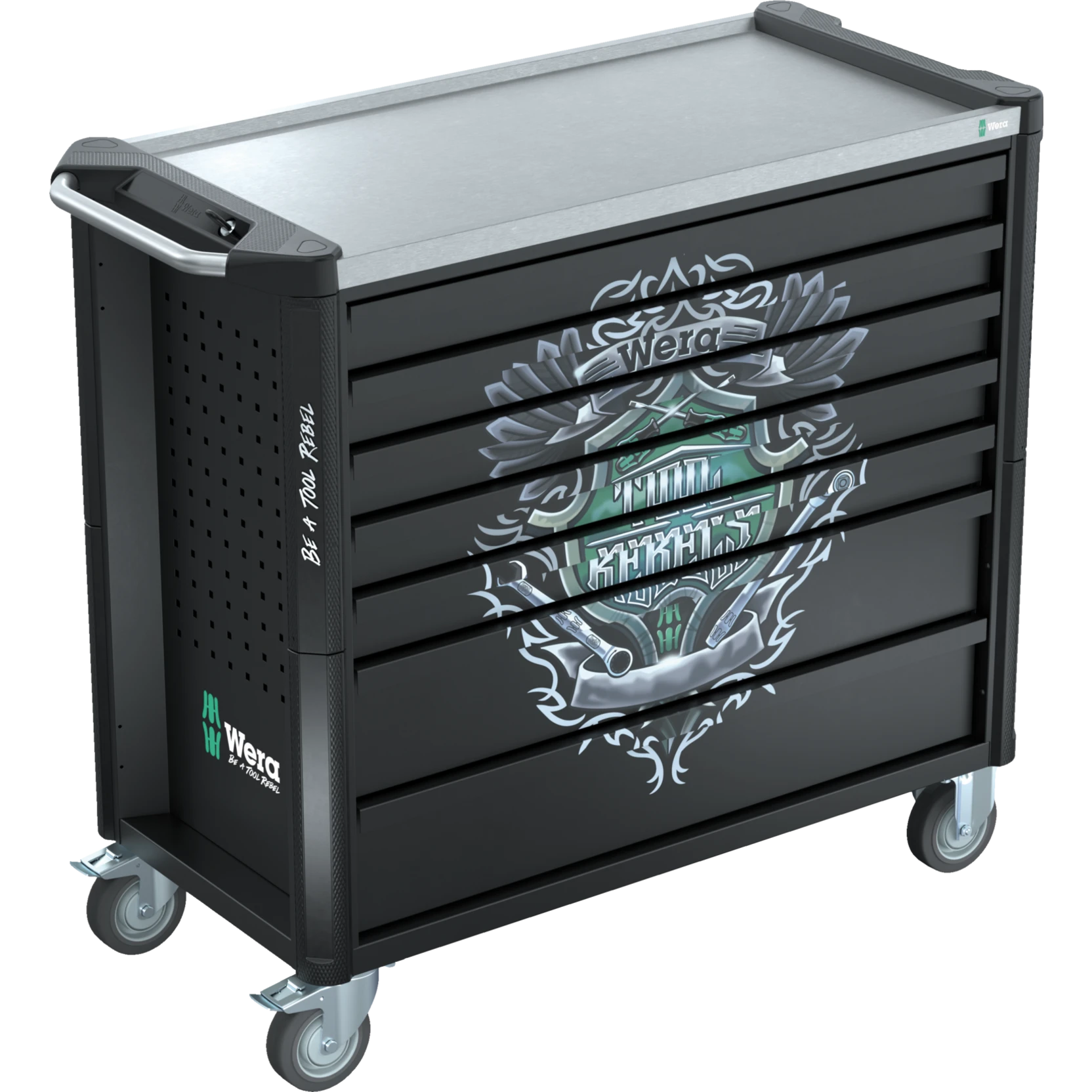 Wera 9701 Tool Rebel gereedschapswagen Stainless XXL 1 | 188-delig - 05150131001