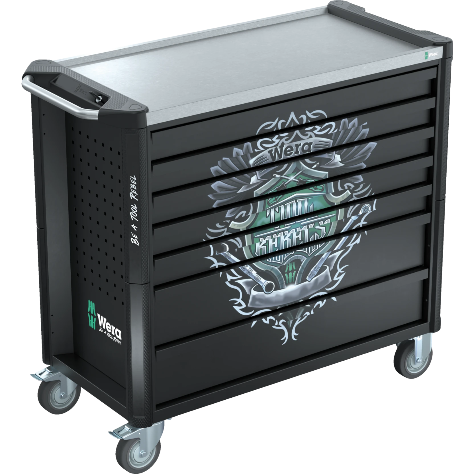 Wera 9702 Tool Rebel gereedschapswagen Stainless XXL 2 | 202-delig - 05150132001