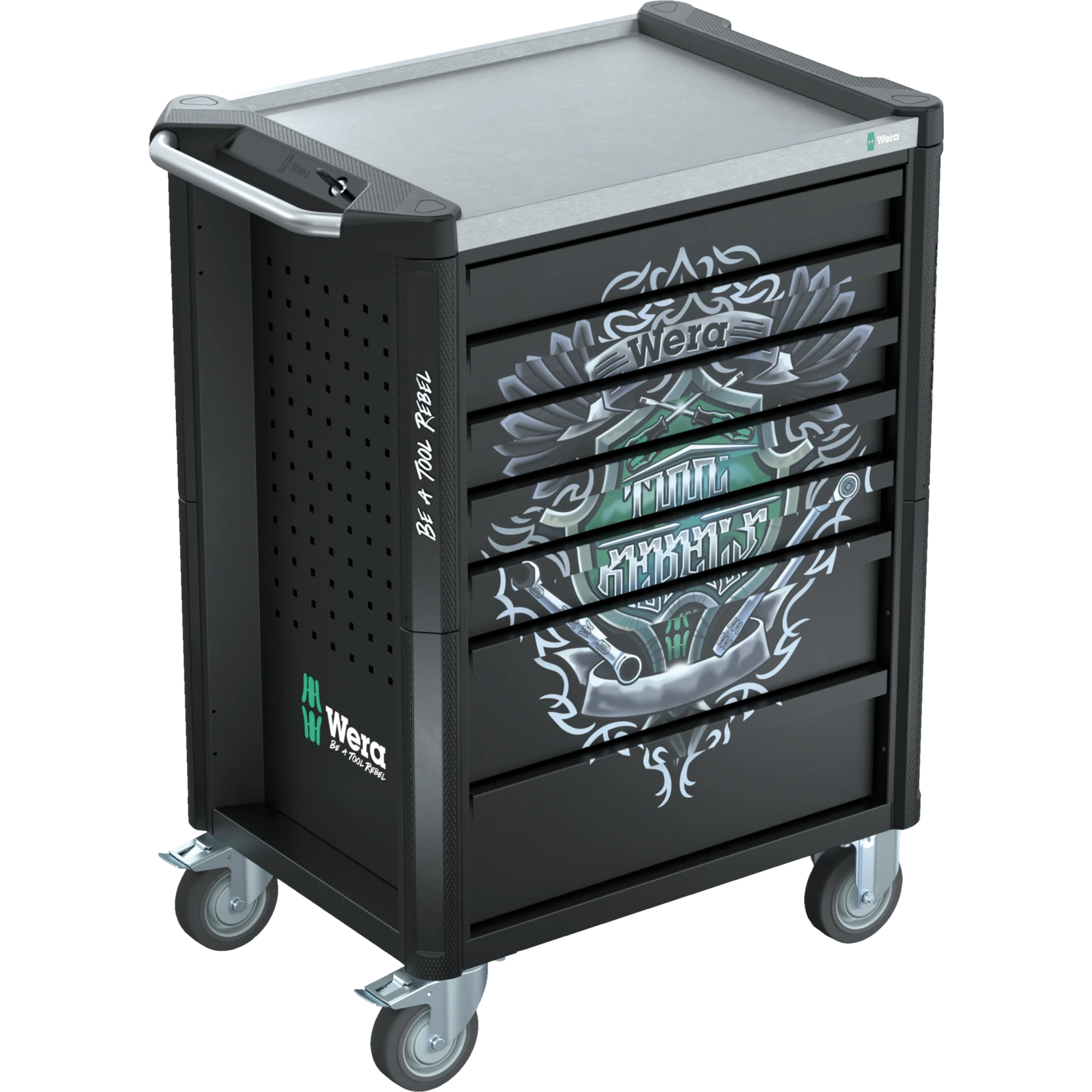 Wera 9705 Tool Rebel gereedschapswagen Stainless 1 | 177-delig - 05150135001