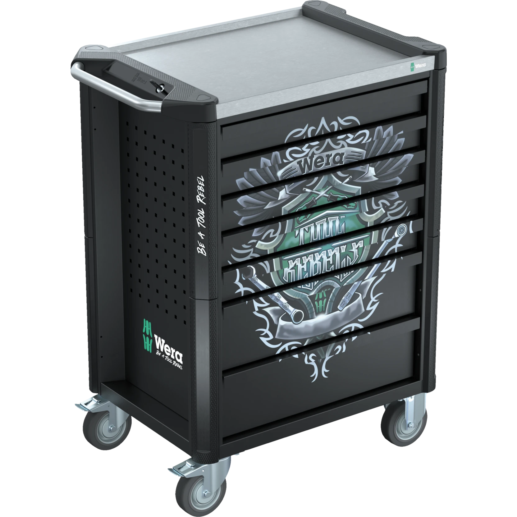 Wera 9706 Tool Rebel gereedschapswagen Stainless 2 | 191-delig - 05150136001