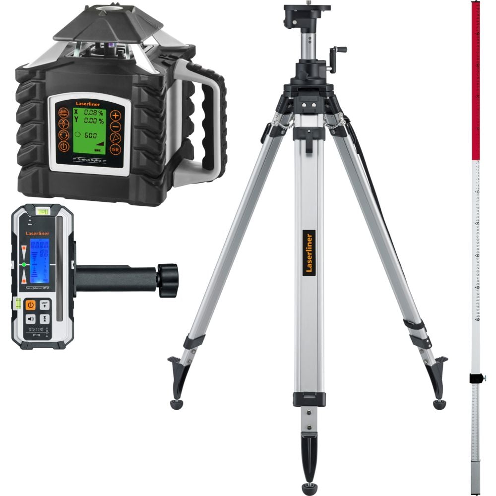 Laserliner Quadrum DigiPlus M 350 S Set 1 Rotatielaser 053.350-1