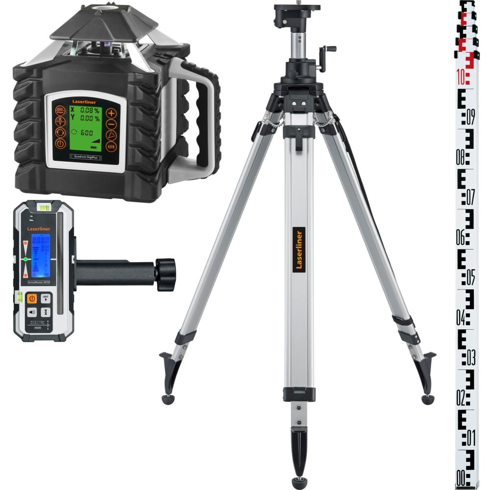 Laserliner Quadrum DigiPlus M 350 S Set 2 Rotatielaser 053.350-2