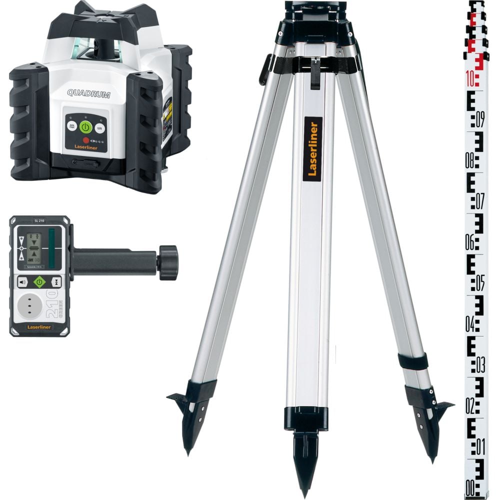 Laserliner Quadrum Compact G 210 Set 165 cm 2 x Lithium Remote - 053.610A