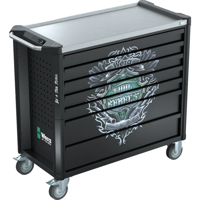 Wera 9801 Tool Rebel gereedschapswagen Stainless XXL | zonder gereedschap | 1133 x 588 x 1020 mm - 05501881001