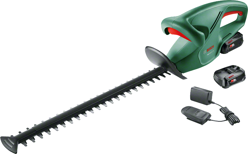 Bosch EasyHedgeCut 18-45 + Charger + 2 x 2.0 Ah