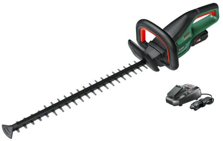 Bosch Groen UniversalHedgeCut 18V-55 | Heggenschaar 55 cm | 2,5 Ah accu + Snellader | In doos - 0600849J01