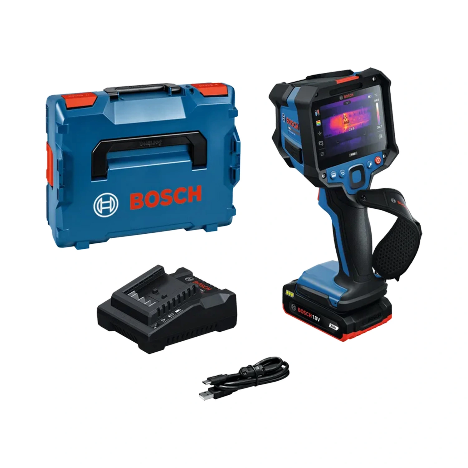 Bosch Blauw GTC 18V-600-16 C Accu warmtebeeldcamera 18V - 0601083700