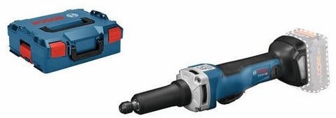 Bosch Blauw GGS 18V-23 PLC Professional rechte slijper met veiligheidsschakelaar zonder accu&apos;s en lader in L-Boxx - 0601229200