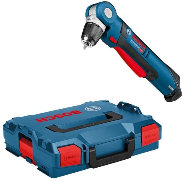 Bosch Blauw GWB 12V-10 Solo Haakse boormachine | zonder accu's en lader in L-boxx - 0601390909