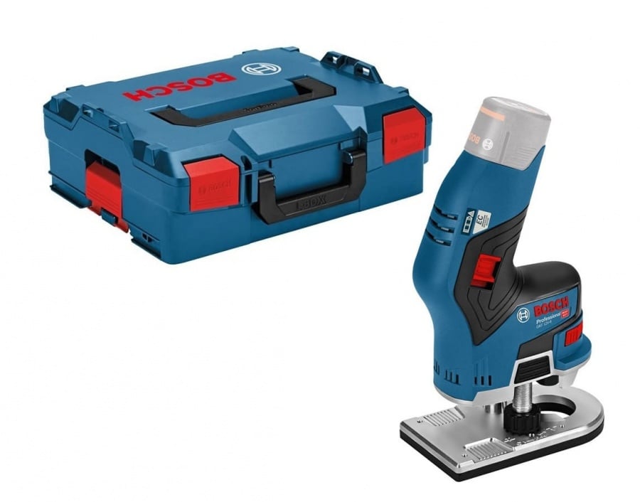Bosch Blauw GKF 12 V-8 Accu Kantenfrees zonder accu's en lader in l-boxx - 06016B0001