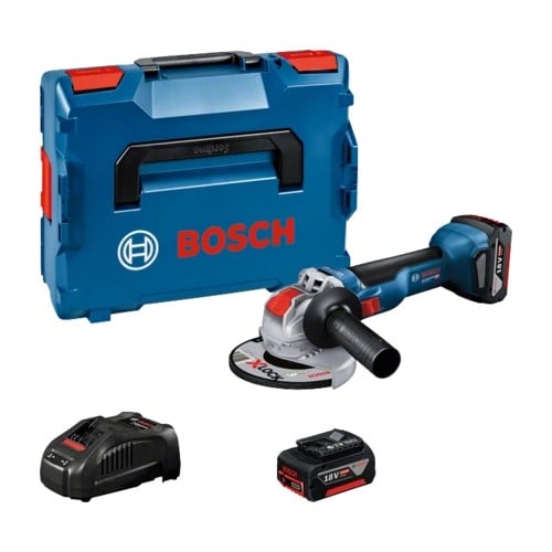 GWX 18V-10 Professional | Accu Haakse slijper met X-LOCK | L-BOXX | GBA 18V 5.0Ah