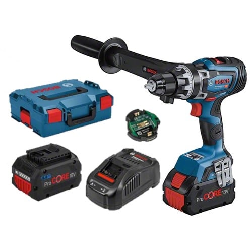 Bosch Blauw GSR 18V-150 C Professional | Accu Schroefboormachine 2x 8.0Ah ProCORE accu in L-BOXX - 06019J5005