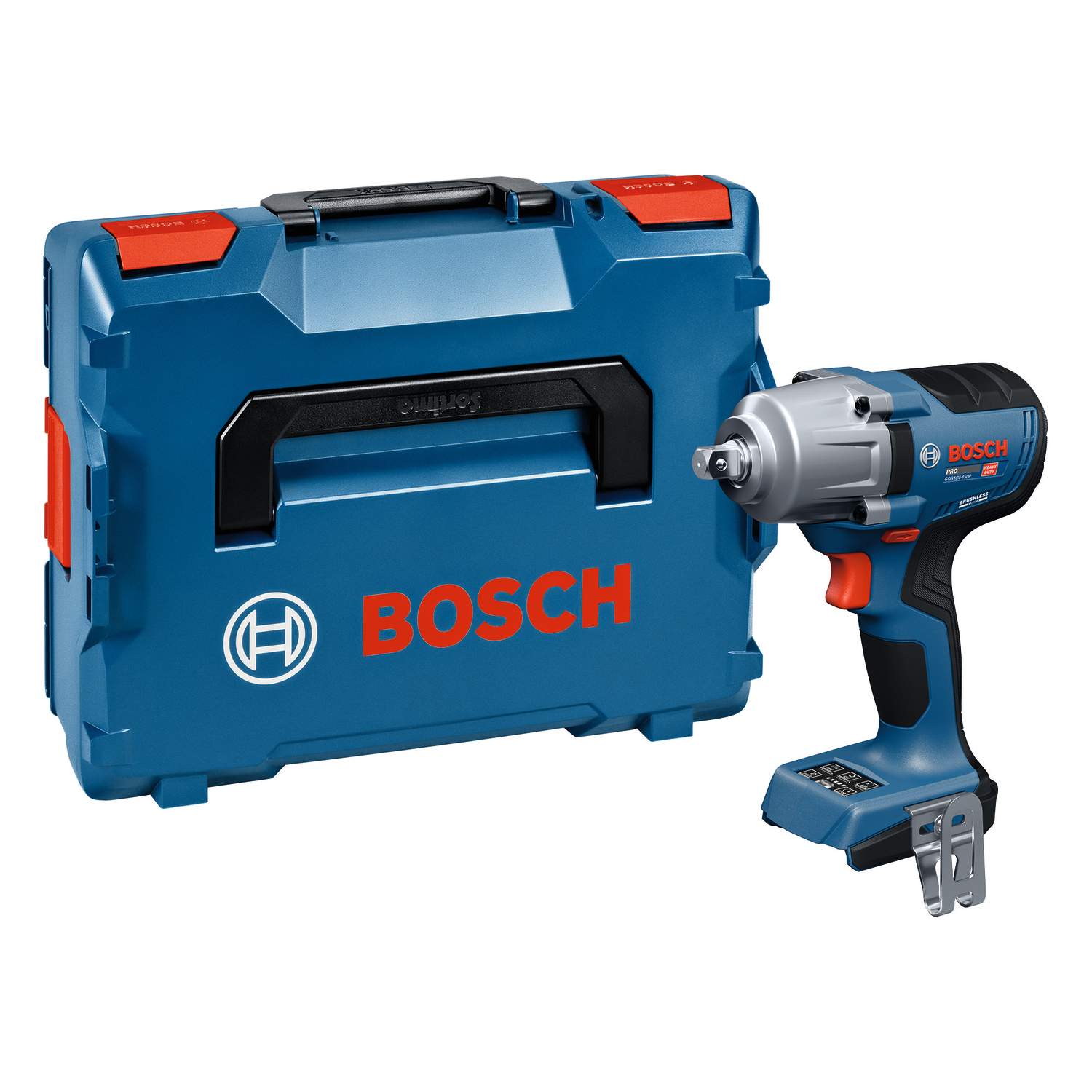 Bosch Blauw GDS 18V-450 P Accu slagmoeraanzetter 18V | Zonder accu en lader | In L-Boxx - 06019K4301