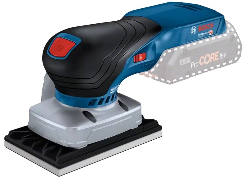 Bosch Blauw GSS 18V-13 | Accu Vlakschuurmachine | 18V | Zonder accu&apos;s en lader - 06019L0100