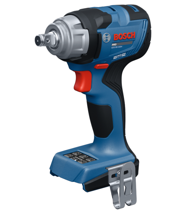 Bosch Blauw GDS 18V-330 H Accu slagmoeraanzetter 18V | Zonder accu en lader | In doos - 06019L5200