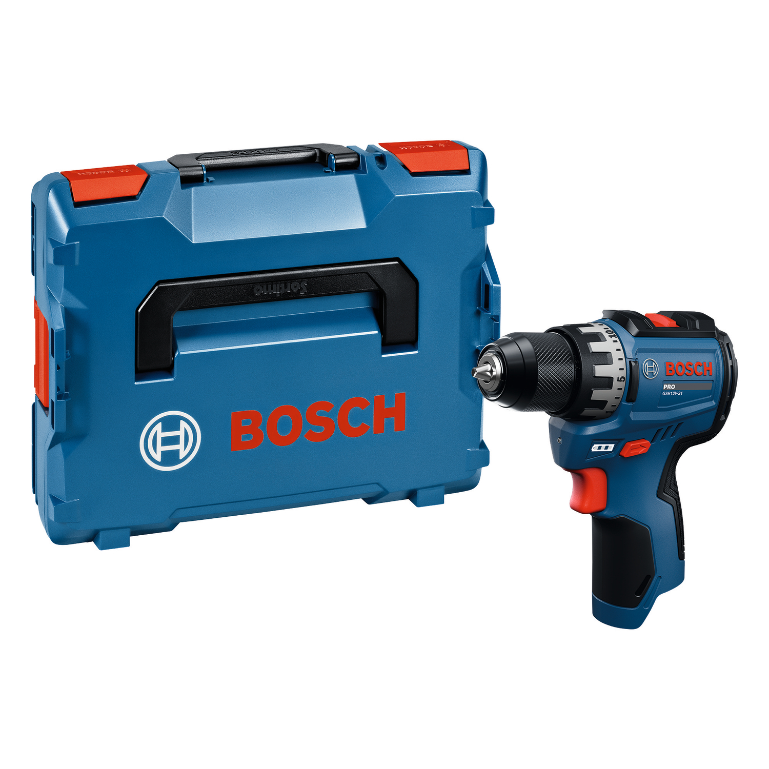 Bosch Blauw GSR 12V-31 Accu schroefboormachine 12V | Zonder accu en lader | In L-Boxx - 06019S6001