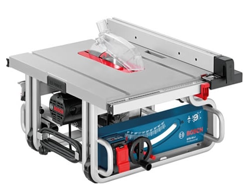 BOSCH BLAUW GTS 10 J COMPACT ZAAGTAFEL. Compact maar krachtig