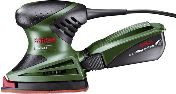 Bosch Groen PSM 160 A 060337700K Multischuurmachine 160 Watt + 25 schuurbladen