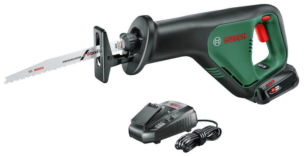 Bosch Groen AdvancedRecip 18 | Accu Reciprozaag | Incl. accupack + oplader + zaagblad | In doos - 06033B2403