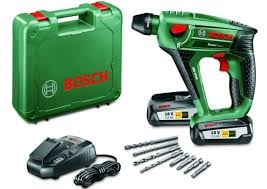 Bosch Groen Uneo Maxx | 18V | Li-Ion accu | SDS-Quick | boorhamer set