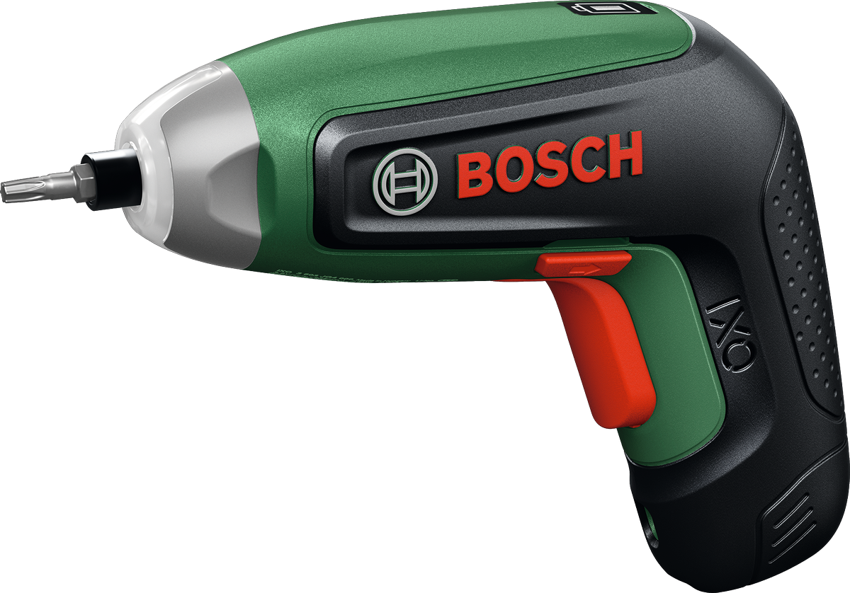 Bosch Groen IXO 8 4V Set Accuschroevendraaier (1x Compact Power 4V accu 2,0 Ah, 10 bits, hoekopzetstuk, excenteropzetstuk) - 06039G4001