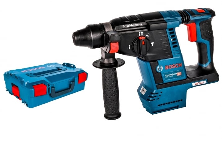 Bosch Blauw GBH 18V-26 accu boorhamer 2.6J | Solo zonder accu&apos;s en lader in L-Boxx - 0611909001