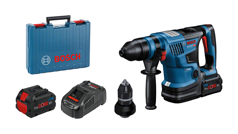 Bosch Blauw GBH 18V-34 CF Professional accuboorhamer met SDS plus | ProCORE18V 5.5Ah - 0611914003