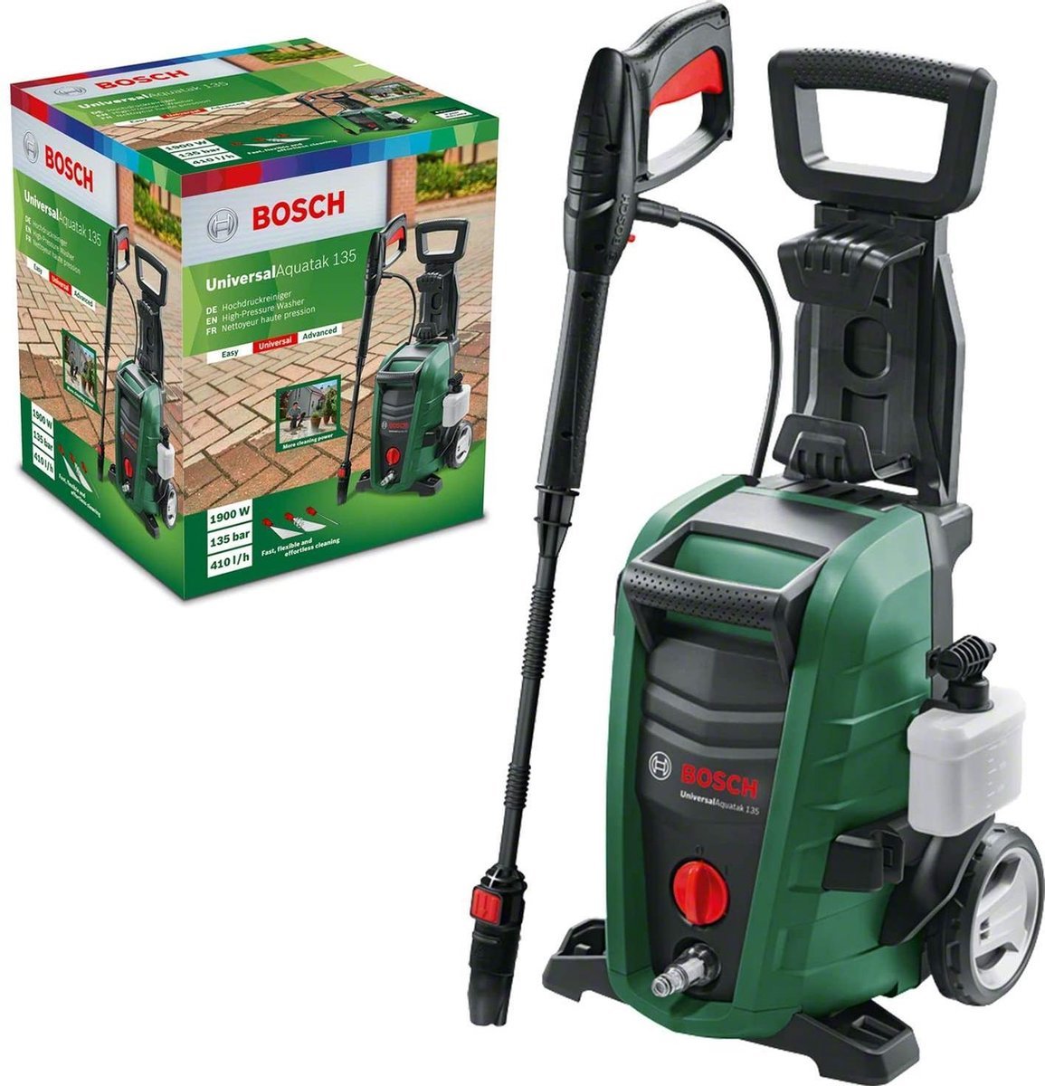 Bosch Groen Hogedrukreiniger UniversalAquatak 135 - 360° kit - 061599262A 061599262A