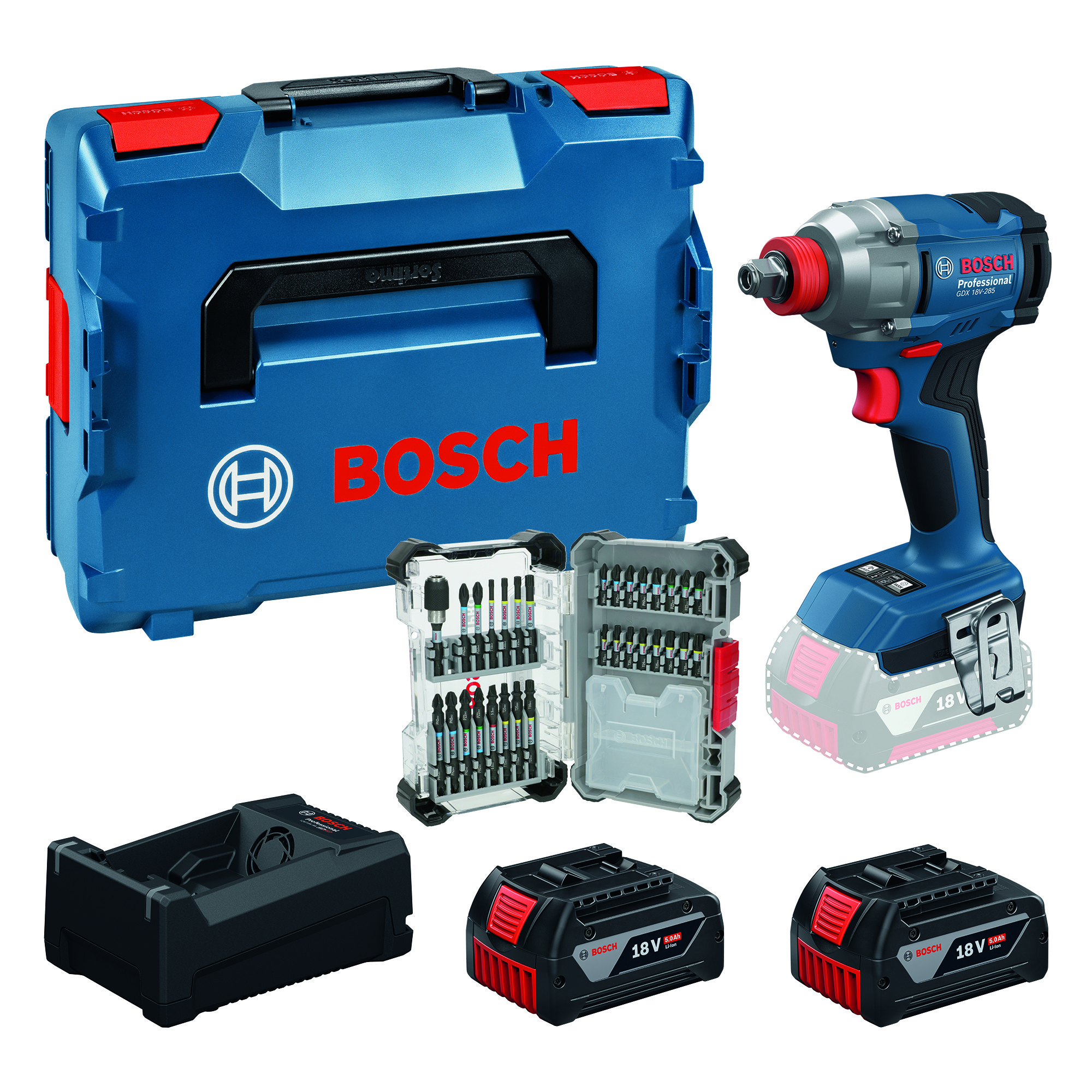 Bosch Professional GDX 18V-285 – Exacte uitvoering